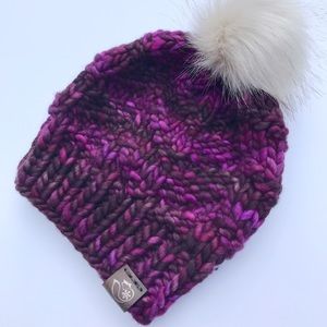 Gibbon Beanie 100% Merino Wool Knit Winter Hat